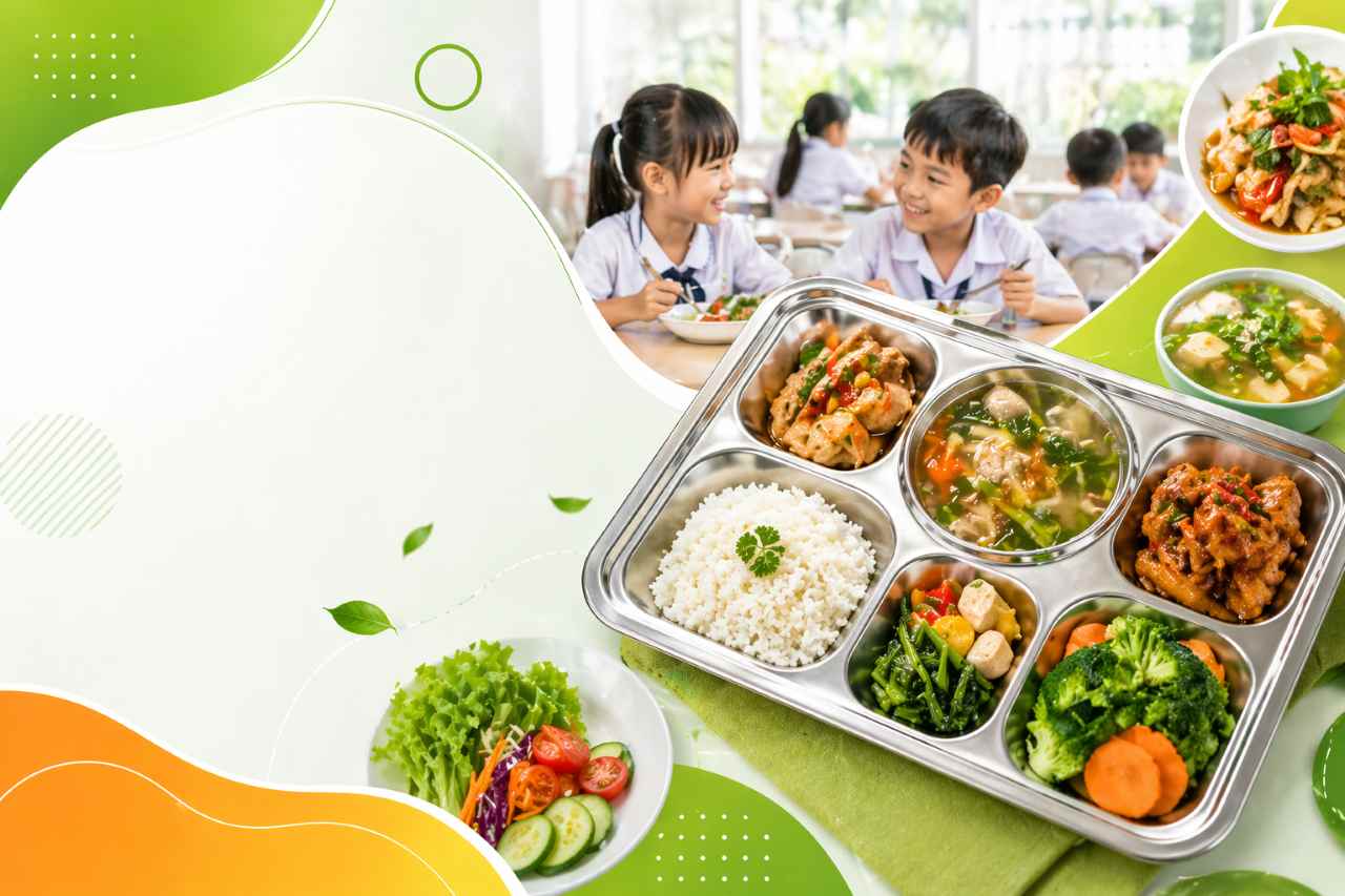 Suất Ăn Công Nghiệp Cho Trường Học Biên Hòa – Đồng Nai