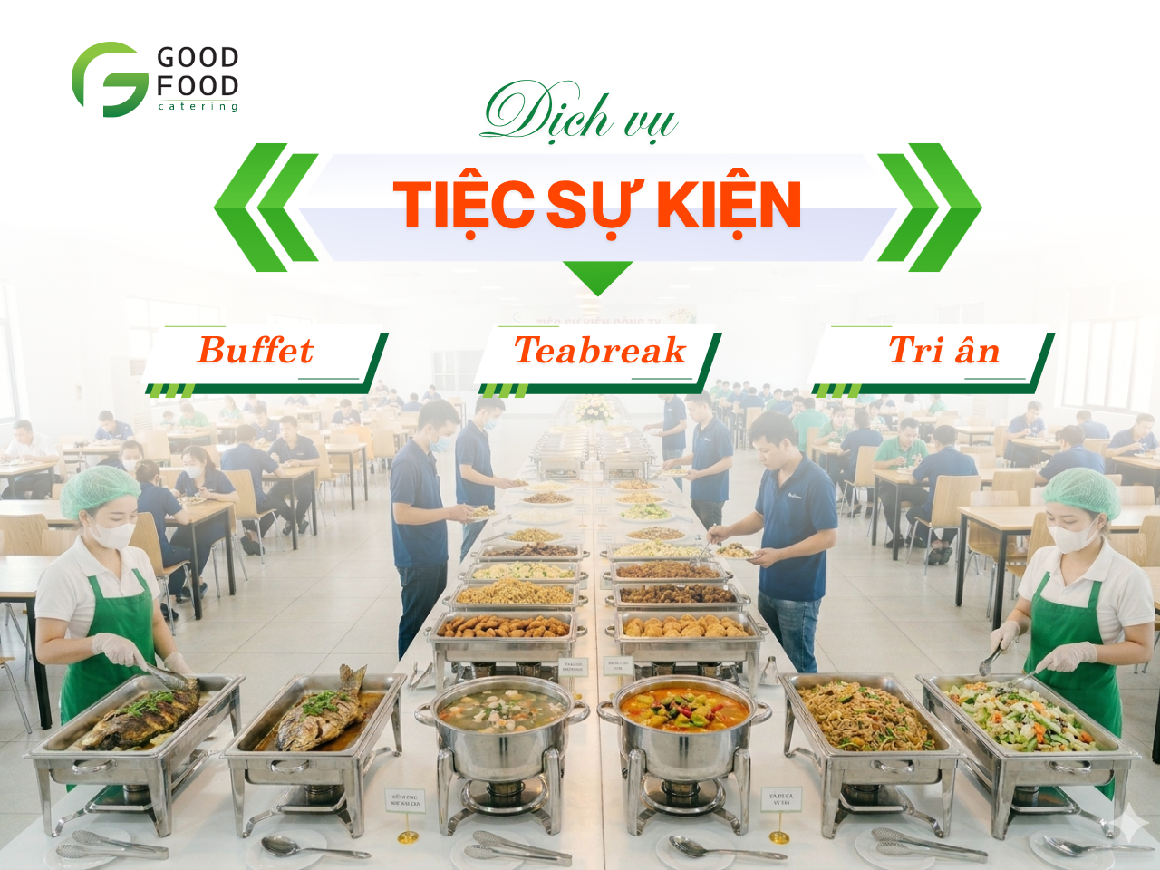 Dịch Vụ Tiệc Sự Kiện (Buffet - Teabreak - Tri ân)