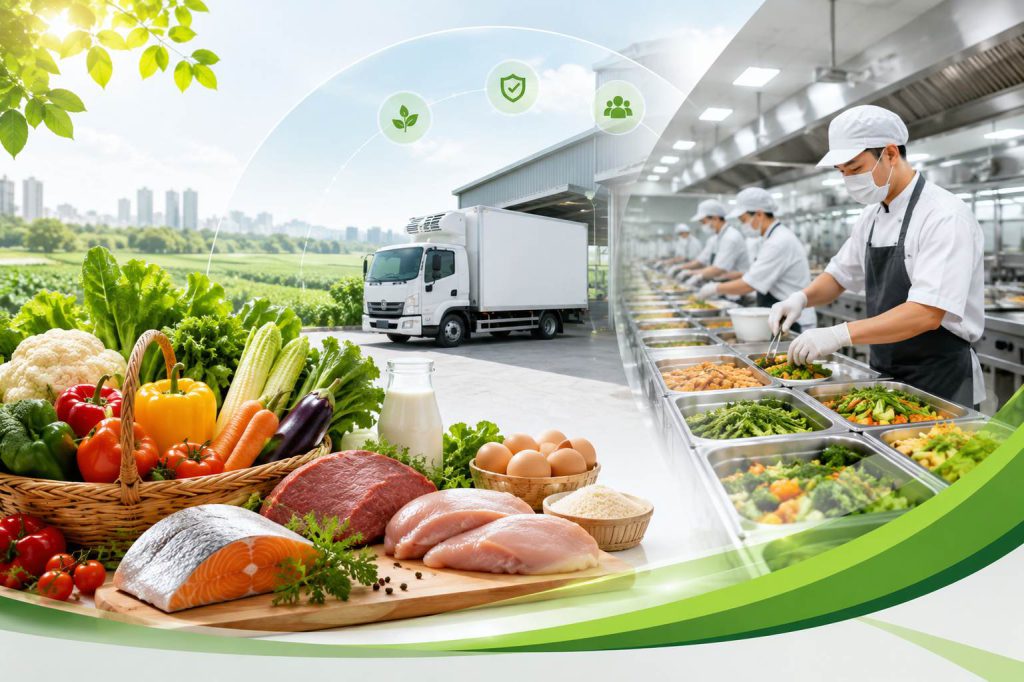Cung Ứng Thực Phẩm Sạch & Nguyên Liệu Chế Biến Bếp Suất Ăn Công Nghiệp Tại Biên Hòa – Đồng Nai
