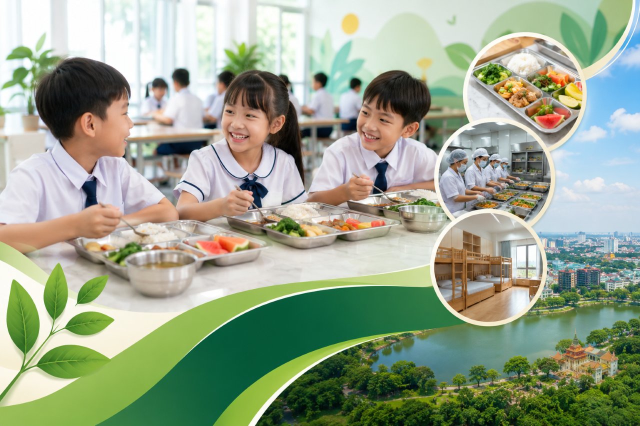 Suất Ăn Trường Học (Bán Trú & Nội Trú) Tại Biên Hòa – Đồng Nai