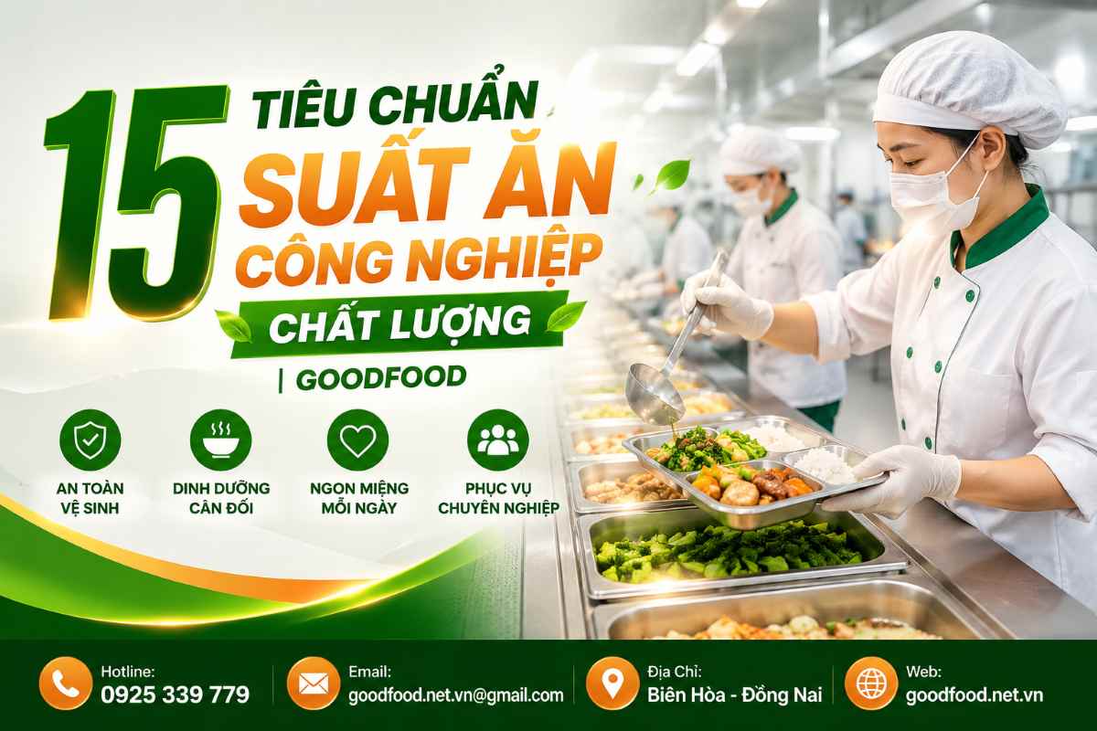 15 Tiêu Chuẩn Suất Ăn Công Nghiệp Chất Lượng | GoodFood