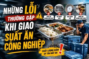 Những Lỗi Thường Gặp Khi Giao Suất Ăn Công Nghiệp