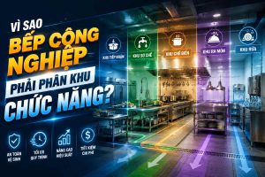 Vì Sao Bếp Công Nghiệp Phải Phân Khu Chức Năng | Suất Ăn GoodFood