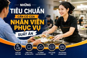 Những Tiêu Chuẩn Cần Có Của Nhân Viên Phục Vụ Suất Ăn